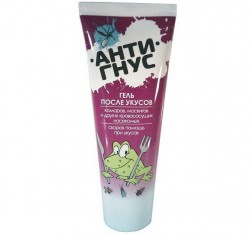 Гель Анти-гнус после укусов от комаров, москитов и других кровососущих насекомых 75 мл