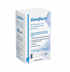 Гель Биофам вагинальный для нормализации уровня рН 5 шт. 5 г