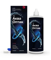 Раствор для ухода за контактными линзами АкваОптик многофункциональный 450 мл