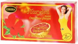 Чай Похудей плюс Стройная фигура с гибискусом с ароматом апельсина 30 шт. ф/пак. 2 г