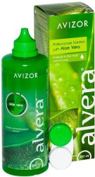 Раствор для ухода за контактными линзами Avizor алвера (алоэ вера) (с контейнером для контактных линз) 1 шт. 350 мл